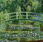 Water Canvas Paintings - Water Lily Pond